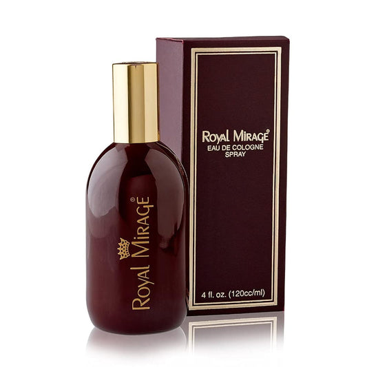 Royal Mirage Original Eau de Cologne | Classic & Timeless Fragrance | Lush Green, Jasmine & Patchouli Notes | Long-Lasting Scent | Perfect for Everyday Sophistication & Special Occasions | 120ml