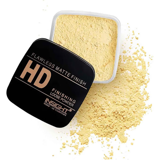 INSIGHT HD Finishing Loose Powder-Honey|Natural Finish|Makeup Lock-In Formula|Shine free|For All Skin Types-30 gm