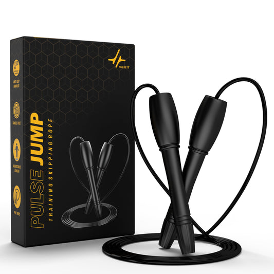 PulseJump Skipping Rope for Men, Women, and Children Jump Rope for Exercise, Workout, and Weight Loss, Training Rope for Fitness